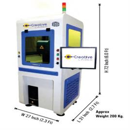 3 D Metal / Die Laser Engraving Machine