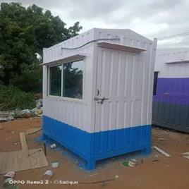 6x4 security cabin with 1 window
