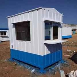 8x6 security cabin with 2window