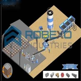 Semi Automatic Paver Block Making Machine