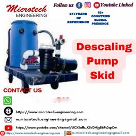 Descaling Pump Skid, For Industrial, Max Flow Rate: Standard