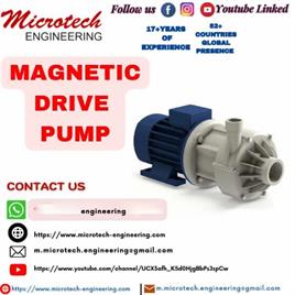 Standard Mild Steel Magnetic Drive Pump, For Industrial