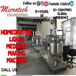 Homeopathic Liquid Medicine Making Machine