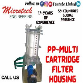 PP Multi Cartridge Filter Housing