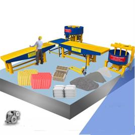 Mild Steel Paver Tiles Making Machine, For Industrial