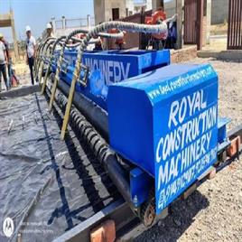 Road paver machine
