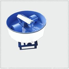 Pan Mixer Machine With Heavy Roller