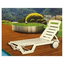 Pvc Lounger White Colour