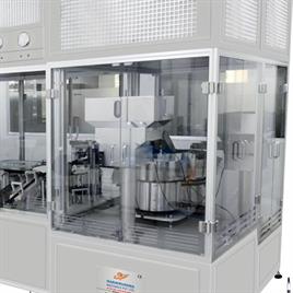Automatic Pre-Filled Syringe Plunger Rod Insertion and Labelling Machine