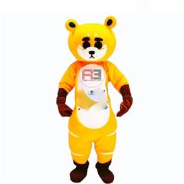 Yellow Teddy Bear Mascot Costumes
