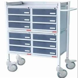 Muldti Color Stainless Steel Hospital Medicine Trolley, Model Name/Number: Tm168, Size: 100