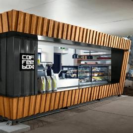 Prefabricated Steel Portable Coffee Shop
