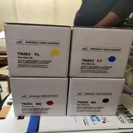 Multicolor TN263 YCMB Compatible Toner Cartridge Set Of 4 Pieces, For Laser Printer