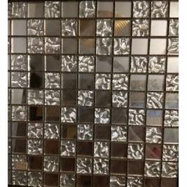 Silver Metal Mosaic Tile, Thickness: 4 mm, Packaging Type: Corrugated Box