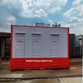 Portable toilet cabins