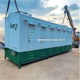 Labour portable toilets cabins