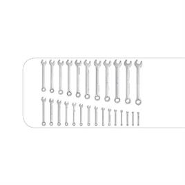 HT1W496 Combination spanners set, 26 pcs, 6-32 mm, CrV, DIN 3113