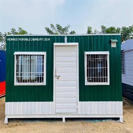 M.S steel portable office cabin