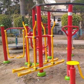 Iron Blue Outdoor Gym Equipment