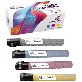 Konica Minolta Original TN216 Color Toner Cartridges Set, Page Yield: 3000 Pages