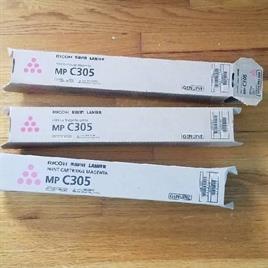 Richo mp c305 toner cartridge set