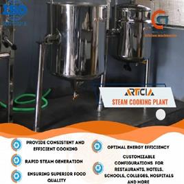 Stainless Steel Steam Cooking Plant, Number of Trays/Plates: 8 Plates