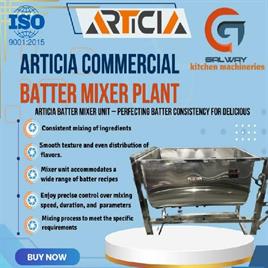 Stainless Steel(SS) Articia Idli Dosa Batter Mixer, For Industrial/Commercial, Capacity: 100 kg/hr