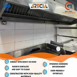 Articia Commercial Kitchen Exhaust Hoods, For Hotel, Size: 30 Inch