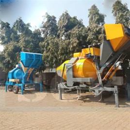 Mobile Reversible Drum Concrete Mixer / RM-1400 / Reverse Drum Mixer