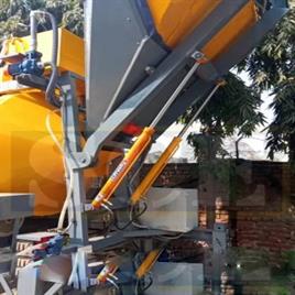 Mobile Reversible Drum Concrete Mixer / RM-1400 / Reverse Drum Mixer