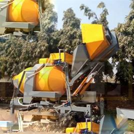 Mobile Reversible Drum Concrete Mixer / RM-1400 / Reverse Drum Mixer