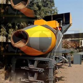 Mobile Reversible Drum Concrete Mixer / RM-1400 / Reverse Drum Mixer