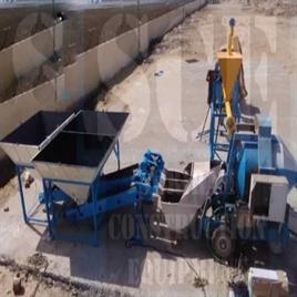 3 Bin Automatic Reversible Concrete Drum Mixer