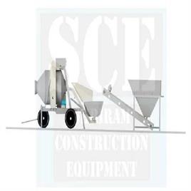 3 Bin Automatic Reversible Concrete Drum Mixer