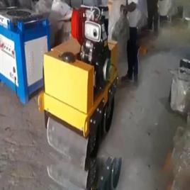 Walk Behind Double Drum Vibratory Roller