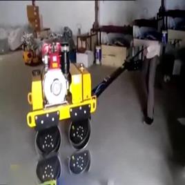 WALK BEHIND DOUBLE DRUM VIBRATOR ROLLER