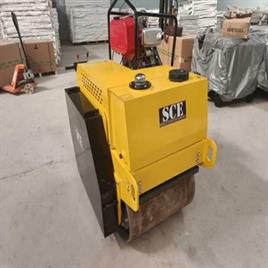 Walk Behind Double Drum Vibrating Road Roller