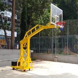 Movable basketball - Pole