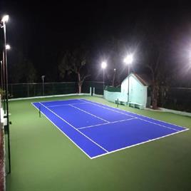 Tennis court construction