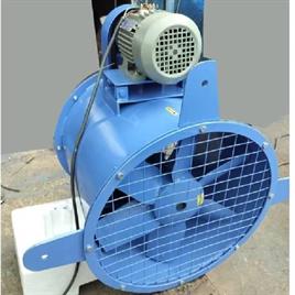Mild Steel 7.5 hp ID fan, For Industrial, Capacity: Vh