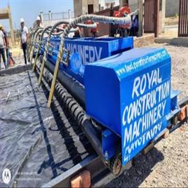 Concrete paver machine