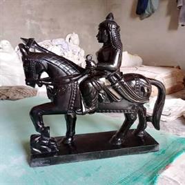Black Marble Maharana Pratap Statue