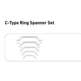 HT1W599 Half moon spanners 5pcs