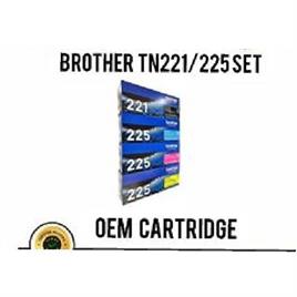brother tn221/225 set toner cartridge