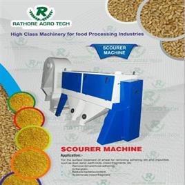 Horizontal Scourer Machine, 3-15 HP