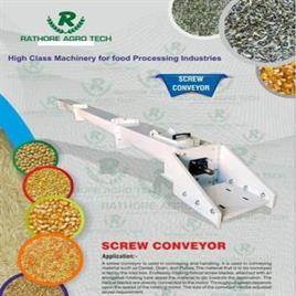 Rathore Mild Steel Vertical Screw Conveyor Machine, Capacity: 2- 25 TPH, 415 V