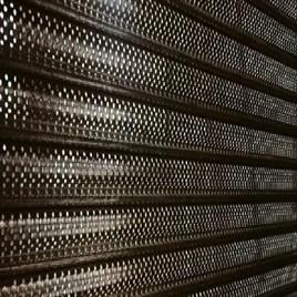 Automatic Perforated Rolling Shutter.