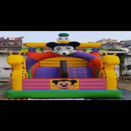 PVC Coated Fabric Mickey Mouse Bounce Castle