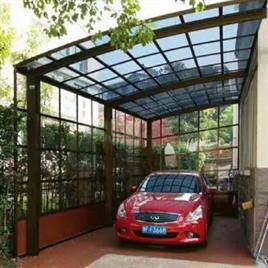Under Polycarbonate Car Parking