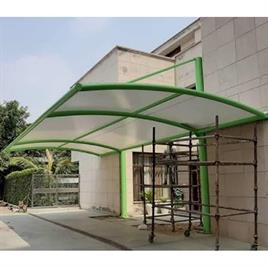 Under Polycarbonate Car Parking